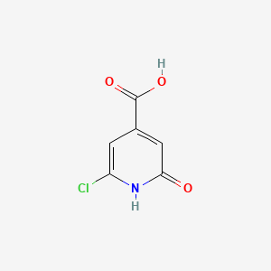molecular formula C6H4ClNO3 B1346356 2-氯-6-羟基异烟酸 CAS No. 6313-51-5