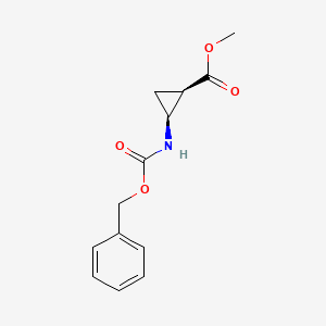 rac-methyl (1R,2S)-2-{[(benzyloxy)carbonyl]amino}cyclopropane-1-carboxylate