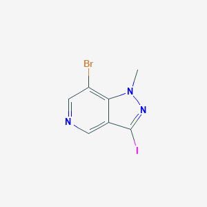 7-Bromo-3-iodo-1-methyl-1H-pyrazolo[4,3-c]pyridine