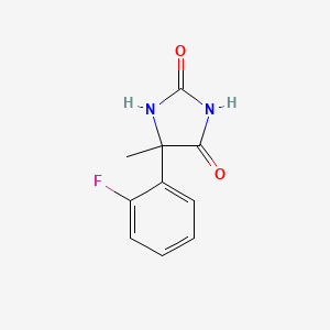 B1346362 5-(2-Fluorophenyl)-5-methylimidazolidine-2,4-dione CAS No. 7248-25-1