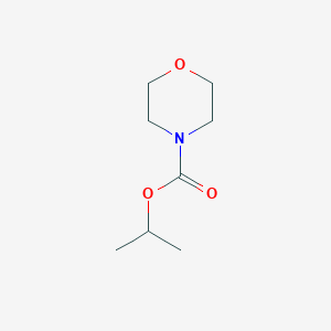 molecular formula C8H15NO3 B1346363 Propan-2-yl morpholine-4-carboxylate CAS No. 6298-77-7