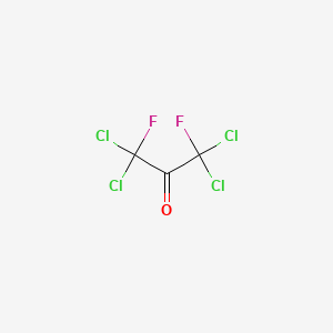 molecular formula C3Cl4F2O B1346365 1,3-二氟四氯丙酮 CAS No. 79-51-6