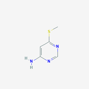 molecular formula C5H7N3S B1346366 6-(Methylsulfanyl)pyrimidin-4-amine CAS No. 2038-32-6