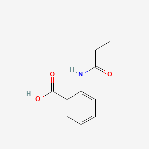 molecular formula C11H13NO3 B1346369 2-(Butanoylamino)benzoic acid CAS No. 6328-94-5