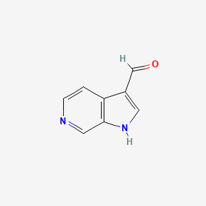 molecular formula C8H6N2O B1346377 1H-吡咯并[2,3-c]吡啶-3-甲醛 CAS No. 25957-65-7