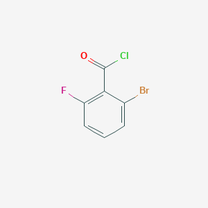 molecular formula C7H3BrClFO B1346380 2-溴-6-氟苯甲酰氯 CAS No. 1020718-20-0