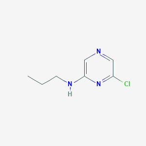 molecular formula C7H10ClN3 B1346389 6-氯-N-丙基吡嗪-2-胺 CAS No. 951884-52-9