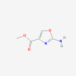 molecular formula C5H6N2O3 B1346406 2-氨基恶唑-4-羧酸甲酯 CAS No. 1000576-38-4