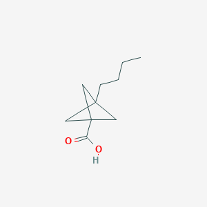 molecular formula C10H16O2 B13464078 3-Butylbicyclo[1.1.1]pentane-1-carboxylic acid 