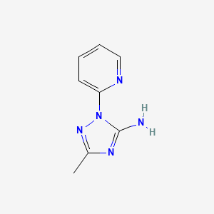 3-methyl-1-(pyridin-2-yl)-1H-1,2,4-triazol-5-amine