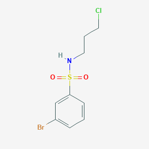 molecular formula C9H11BrClNO2S B1346412 3-溴-N-(3-氯丙基)苯磺酰胺 CAS No. 929000-46-4