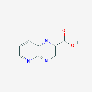 molecular formula C8H5N3O2 B1346415 吡啶并[2,3-b]吡嗪-2-羧酸 CAS No. 914637-60-8