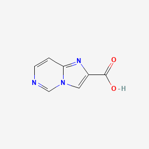 molecular formula C7H5N3O2 B1346416 咪唑并[1,2-c]嘧啶-2-羧酸 CAS No. 914637-64-2