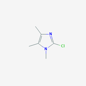 molecular formula C6H9ClN2 B13464186 2-chloro-1,4,5-trimethyl-1H-imidazole 