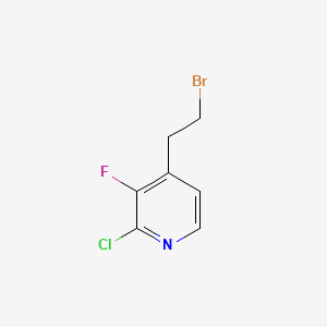 molecular formula C7H6BrClFN B13464192 4-(2-Bromoethyl)-2-chloro-3-fluoropyridine 