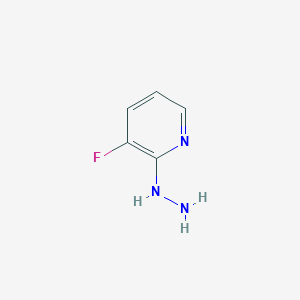 molecular formula C5H6FN3 B1346420 3-氟-2-肼基吡啶 CAS No. 887266-57-1