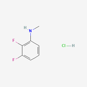 molecular formula C7H8ClF2N B13464200 2,3-difluoro-N-methylaniline hydrochloride 