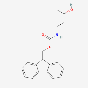 molecular formula C19H21NO3 B13464221 (S)-(9H-Fluoren-9-yl)methyl 3-hydroxybutylcarbamate 