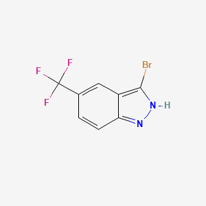 B1346424 3-Bromo-5-(trifluoromethyl)-1H-indazole CAS No. 1086378-32-6