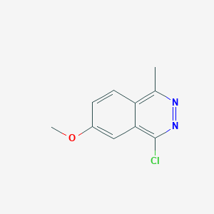 molecular formula C10H9ClN2O B13464265 4-Chloro-6-methoxy-1-methylphthalazine CAS No. 1217472-10-0