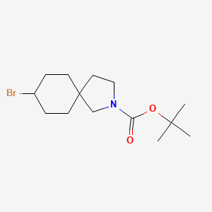 molecular formula C14H24BrNO2 B13464273 Tert-butyl 8-bromo-2-azaspiro[4.5]decane-2-carboxylate 