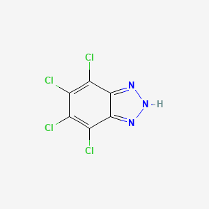 molecular formula C6HCl4N3 B1346429 4,5,6,7-Tetrachloro-1H-1,2,3-benzotriazole CAS No. 2338-10-5