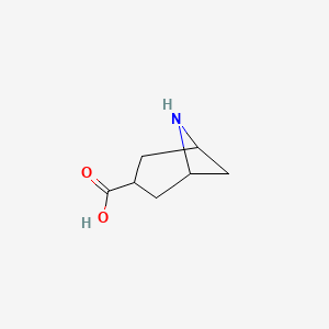 molecular formula C7H11NO2 B13464312 6-Azabicyclo[3.1.1]heptane-3-carboxylic acid 