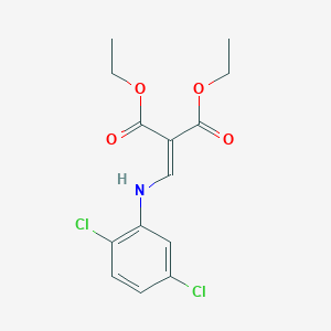 molecular formula C14H15Cl2NO4 B1346433 Diethyl 2-[(2,5-dichloroanilino)methylene]malonate CAS No. 19056-82-7