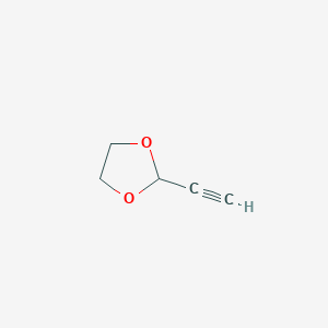 molecular formula C5H6O2 B13464362 2-Ethynyl-1,3-dioxolane CAS No. 18938-38-0