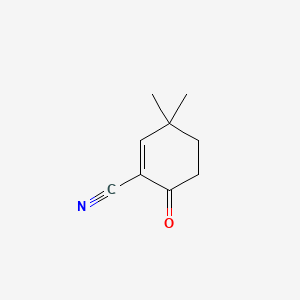 molecular formula C9H11NO B13464365 3,3-Dimethyl-6-oxocyclohex-1-ene-1-carbonitrile 