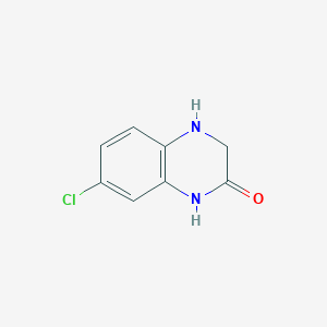 molecular formula C8H7ClN2O B1346440 7-氯-3,4-二氢-1H-喹喔啉-2-酮 CAS No. 66367-05-3