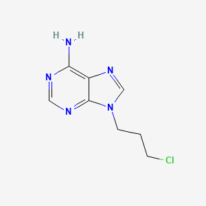 molecular formula C8H10ClN5 B1346445 9-(3-氯丙基)-9H-嘌呤-6-胺 CAS No. 19255-49-3