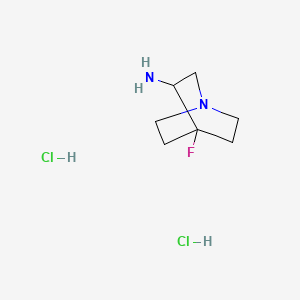 4-Fluoro-1-azabicyclo[2.2.2]octan-3-amine dihydrochloride