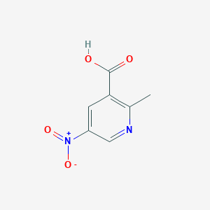 molecular formula C7H6N2O4 B1346449 2-甲基-5-硝基烟酸 CAS No. 59290-81-2