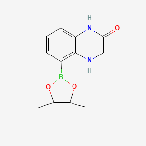 5-(4,4,5,5-Tetramethyl-1,3,2-dioxaborolan-2-yl)-3,4-dihydroquinoxalin-2(1H)-one