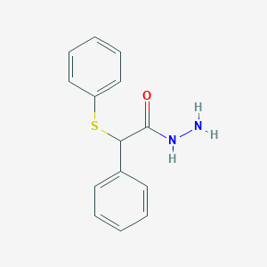 molecular formula C14H14N2OS B1346453 2-苯基-2-(苯硫基)乙酰肼 CAS No. 32121-53-2