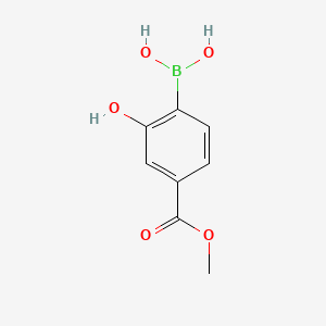 (2-Hydroxy-4-(methoxycarbonyl)phenyl)boronic acid