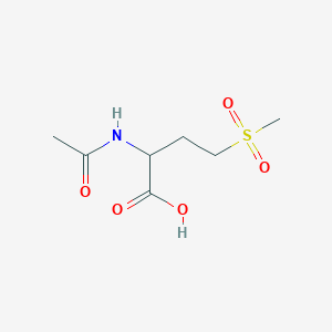 2-Acetamido-4-methanesulfonylbutanoic acid