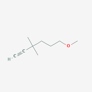 6-Methoxy-3,3-dimethylhex-1-yne