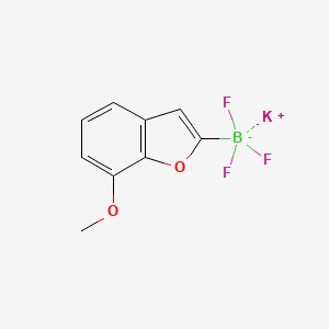 Potassium trifluoro(7-methoxybenzofuran-2-yl)borate