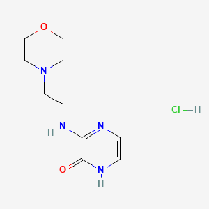 3-{[2-(Morpholin-4-yl)ethyl]amino}-1,2-dihydropyrazin-2-onehydrochloride