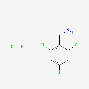 Methyl[(2,4,6-trichlorophenyl)methyl]amine hydrochloride