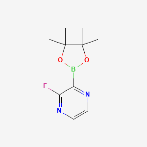 molecular formula C10H14BFN2O2 B13464700 3-Fluoropyrazin-2-ylboronic acid pinacol ester 