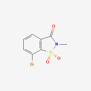 7-Bromo-2-methyl-2,3-dihydro-1lambda6,2-benzothiazole-1,1,3-trione