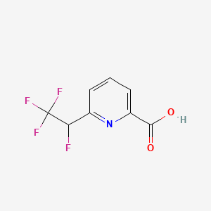 6-(1,2,2,2-Tetrafluoroethyl)pyridine-2-carboxylic acid