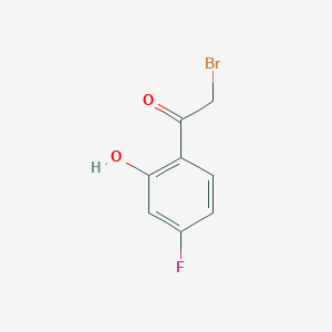 B1346476 4-Fluoro-2-hydroxyphenacyl bromide CAS No. 866863-55-0