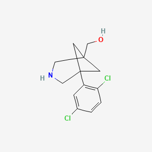 [5-(2,5-Dichlorophenyl)-3-azabicyclo[3.1.1]heptan-1-yl]methanol