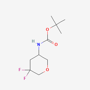 tert-butyl N-(5,5-difluorooxan-3-yl)carbamate