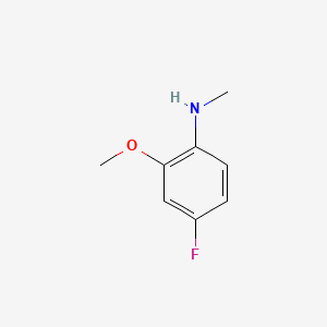 molecular formula C8H10FNO B1346479 4-Fluoro-2-methoxy-N-methylaniline CAS No. 941294-13-9
