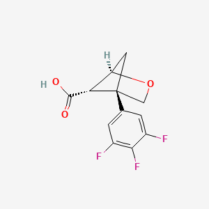 rac-(1R,4S,5S)-4-(3,4,5-trifluorophenyl)-2-oxabicyclo[2.1.1]hexane-5-carboxylic acid